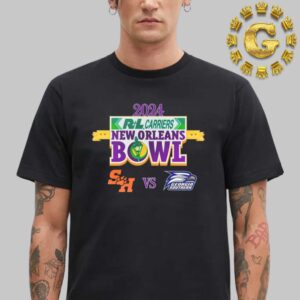 Sam Houston State BearKats Vs Georgia Southern Eagles 2024 New Orleans Bowl Matchup NCAA Division Unisex T-Shirt