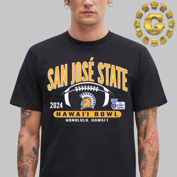 San Jose State Spartans Football 2024 Hawai’i Bowl Bound Unisex T-Shirt