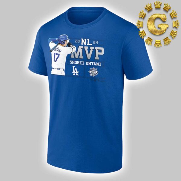 Shohei Ohtani Los Angeles Dodgers Royal 2024 National League MVP Unisex T-Shirt