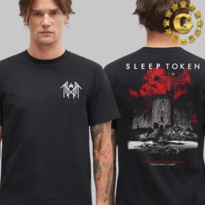 Sleep Token Merch Tee In Cardiff At Utilita Arena On 30th November 2024 Two Sides Unisex T-Shirt