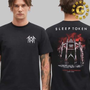 Sleep Token Merch Tee In London At O2 Arena On 3rd December 2024 Two Sides Unisex T-Shirt