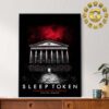 Sleep Token Official Poster In London At O2 Arena On 3rd December 2024 Home Decor Poster Canvas