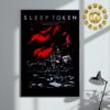 Sleep Token Official Poster In London At O2 Arena On November 29th 2024 Home Decor Poster Canvas