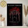 Sleep Token Official Poster In Leeds At First Direct Arena On 2nd December 2024 Home Decor Poster Canvas