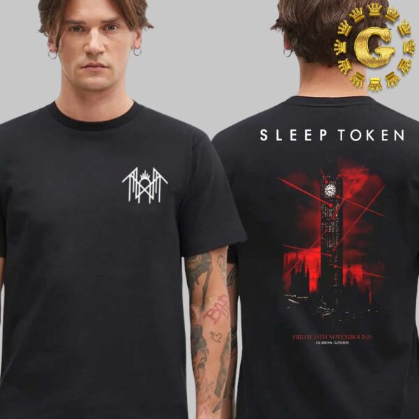 Sleep Token Official Tee In London At O2 Arena On November 29th 2024 Two Sides Unisex T-Shirt