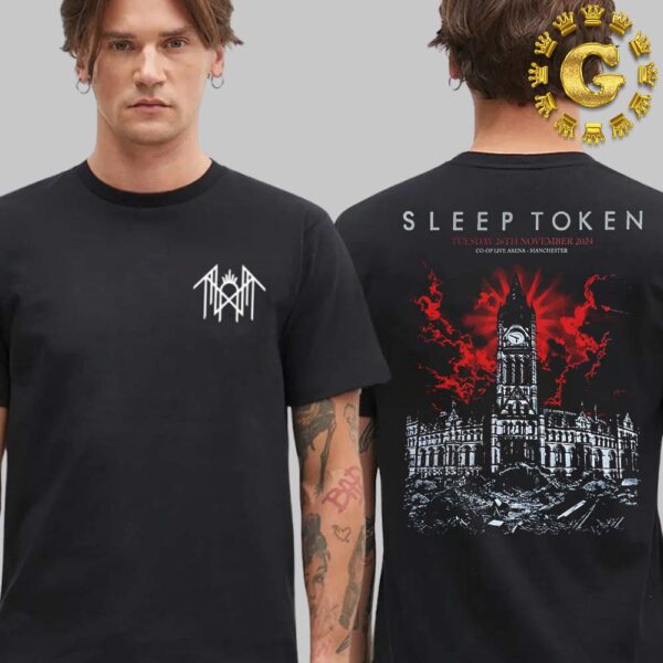 Sleep Token Official Tee In Manchester At CO OP Live Arena On November 26th 2024 Two Sides Unisex T-Shirt