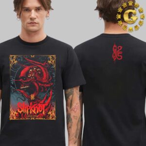 Slipknot 2024 Tour Amsterdam Netherlands At Ziggo Dome On December 5 2024 And 25th Anniversary Tribal S Logo Two Sides Unisex T-Shirt