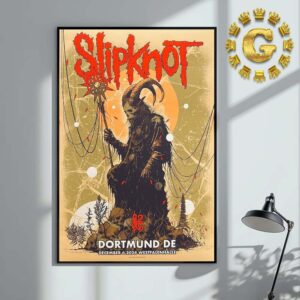 Slipknot Event Poster In Dortmund De At Westfalenhalle On December 6 2024 Home Decor Poster Canvas