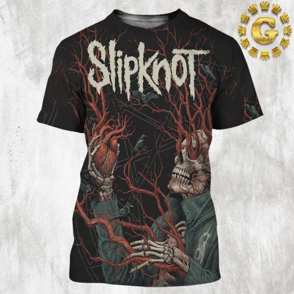 Slipknot Merch Poster Show In Leeds UK At First Direct Arena On December 14 2024 All Over Print Shirt