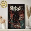 Slipknot Official Merch Poster In Glasgow UK At OVO Hydro On December 15 2024 Home Decor Poster Canvas