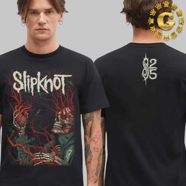 Slipknot Merch Tee In Leeds UK At First Direct Arena On December 14 2024 Two Sides Unisex T-Shirt