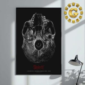 Slipknot Official Poster Show In Leipzig Germany At Quarterback Immobilien Arena On December 9 2024 Home Decor Poster Canvas