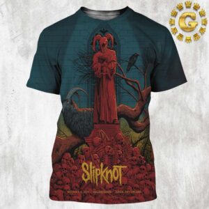 Slipknot Official Poster Show In Zurich Switzerland At Hallenstadion On December 11th 2024 All Over Print Shirt