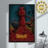 Slipknot Official Poster Show In Paris France At Acor Hotel Arena On December 12th 2024 Home Decor Poster Canvas