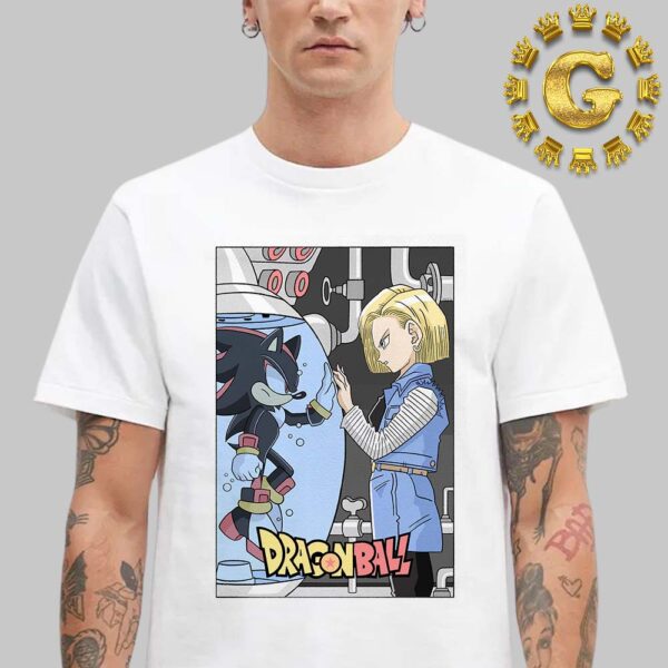 Sonic 3 X Dragon Ball Special Poster For Shadow And Daily Android 18 Unisex T-Shirt