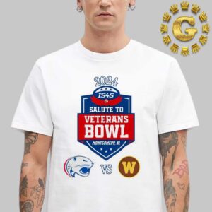 South Alabama Jaguars Vs Western Michigan Broncos 2024 Veterans Bowl Matchup NCAA Division Unisex T-Shirt