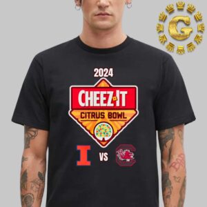 South Carolina Gamecocks Vs Illinois Fighting-Illini 2024 Citrus Bowl Matchup Unisex T-Shirt