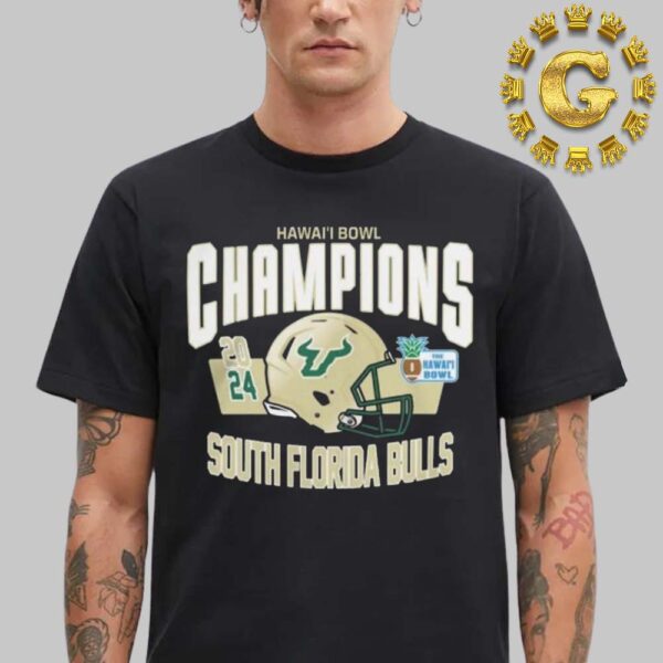 South Florida Bulls Football Hawai’I Bowl Champions 2024 Unisex T-Shirt