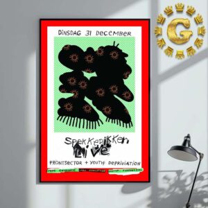 Spekkedikken Live Frontsector Youth Depriviation Vera Groningen NL On December 31 2024 Home Decor Poster Canvas