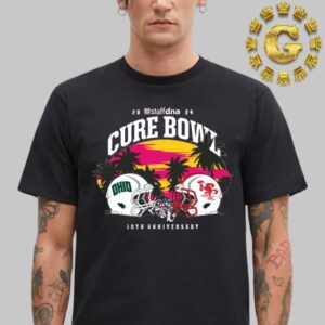 Staff DNA Cure Bowl 2024 Ohio Bobcats Football Vs Jacksonville State Gamecocks Football Unisex T-Shirt