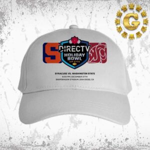 Syracuse Orange Vs Washington State Cougars 2024 DirecTV Holiday Bowl At Snapdragon Stadium In San Diego CA On December 27th Classic Cap Hat Snapback