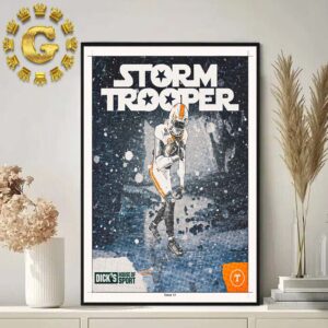 Tennessee Vols Football Storm Trooper SEC Home Decor Poster Canvas