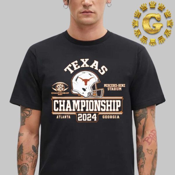 Texas Longhorns Head To Head Georgia Football 2024 SEC Football Championship 2024 Game Bound On December 7th Unisex T-Shirt