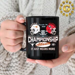 Texas Longhorns Vs Georgia Football SEC Championship Game Bound 2024 On December 7th Matchup Coffee Ceramic Mug