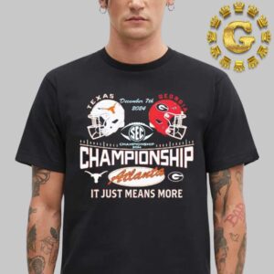 Texas Longhorns Vs Georgia Football SEC Championship Game Bound 2024 On December 7th Matchup Unisex T-Shirt