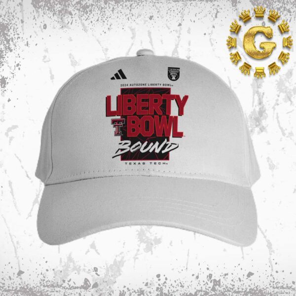 Texas Tech Football X Adidas 2024 Autozone Liberty Bowl Bound M HOB FW22 TTT Classic Cap Hat Snapback