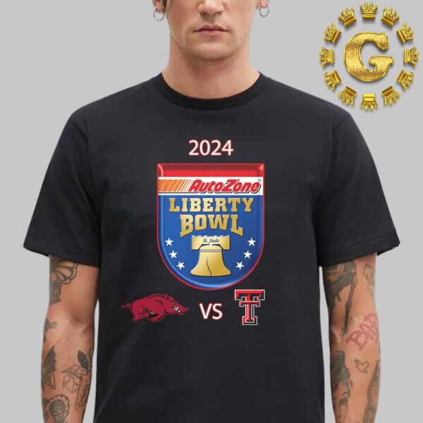 Texas Tech Red Raiders Vs Arkansas Razorbacks Liberty Bowl 27th December NCAA Division Unisex T-Shirt