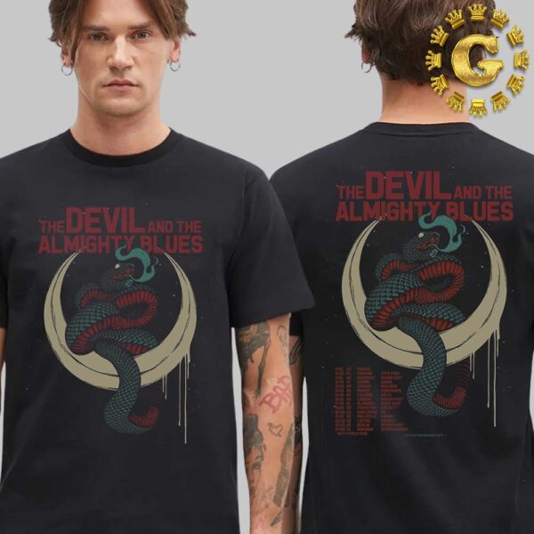 The Devil And The Almighty Blues Europe Tour 2025 Dates List Schedule Next Spring On May Two Sides Unisex T-Shirt