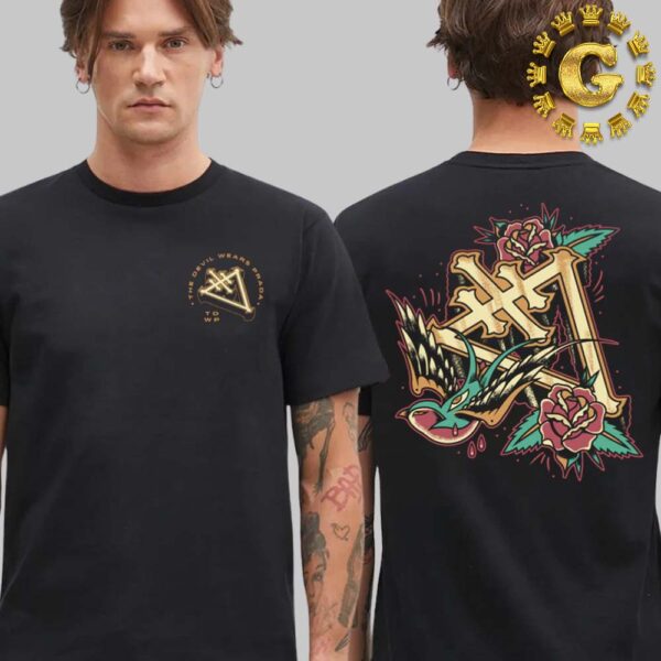 The Devil Wears Prada Roses Logo Tee Two Sides Unisex T-Shirt