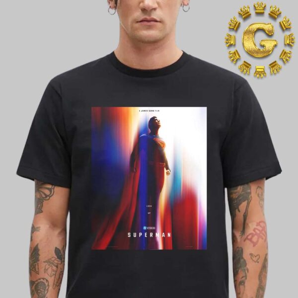 The First Poster For James Gunn’s Superman In Theaters On July 11 2025 Unisex T-Shirt