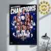 The Penn State Nittany Lions Are National Champions 2024 NCAA DI Women Volleyball Home Decor Poster Canvas