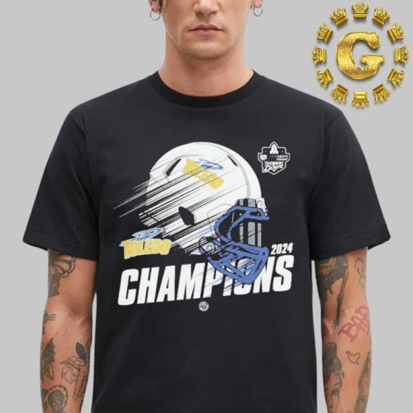 Toledo Rockets Football Game Above Sports Bowl Champions 2024 Helmet Unisex T-Shirt