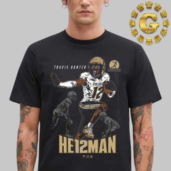 Travis Hunter Heisman HE12MAN Winner Unisex T-Shirt