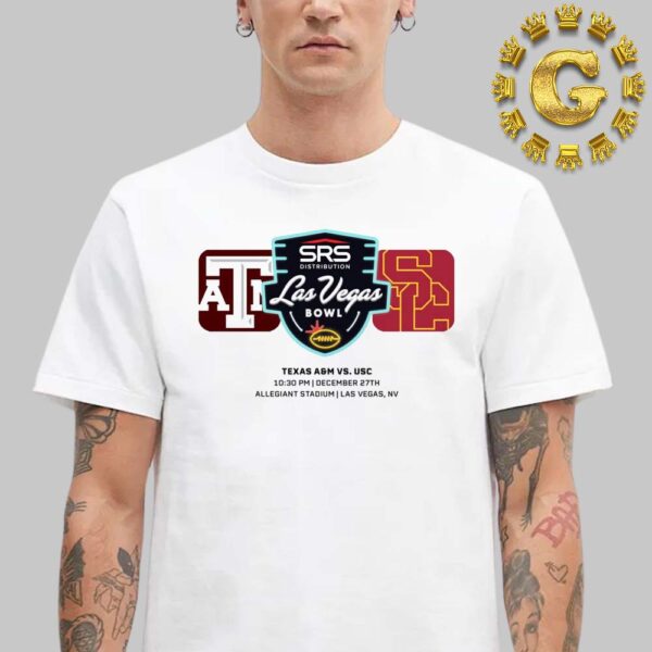 USC Trojans Vs Texas A&M Aggies 2024 Las Vegas Bowl At Allegiant Stadium In Las Vegas NV On December 27th Classic T-Shirt