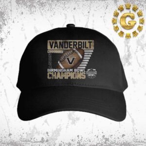 Vanderbilt Commodores 2024 Birmingham Bowl Champions Classic Cap Hat Snapback