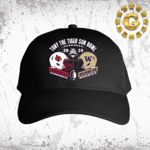 Washington Huskies Football Vs Louisville Cardinals Football 2024 Tony The Tiger Sun Bowl Helmet Classic Cap Hat Snapback