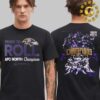 Baltimore Ravens 2024 AFC North Division Champions Locker Room NFL Unisex T-Shirt