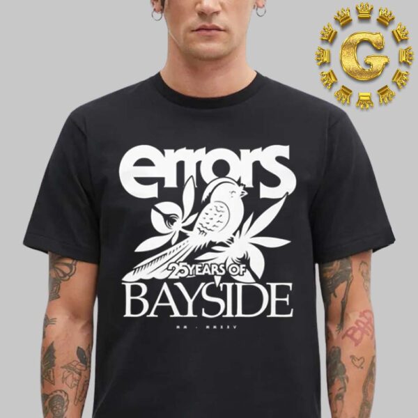 Bayside 25th Anniversary Errors Anniversary Unisex T-Shirt