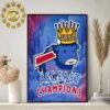 Detroit Lions NFC North Champions NFC Division Champions Picture NFL Home Decor Poster Canvas