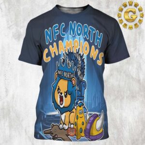 Detroit Lions NFC North Champions NFC Division Champions Picture NFL All Over Print Shirt