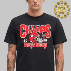 Georgia Bulldogs Football Are 2025 Allstate Sugar Bowl Champions Unisex T-Shirt