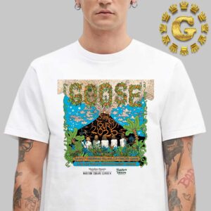 Goose Band Event Poster Summer Tour 2025 At Fiddler’s Green In Greenwood Village CO On June 6th And 7th And At Madison Square Garden In New York On June 28th Unisex T-Shirt