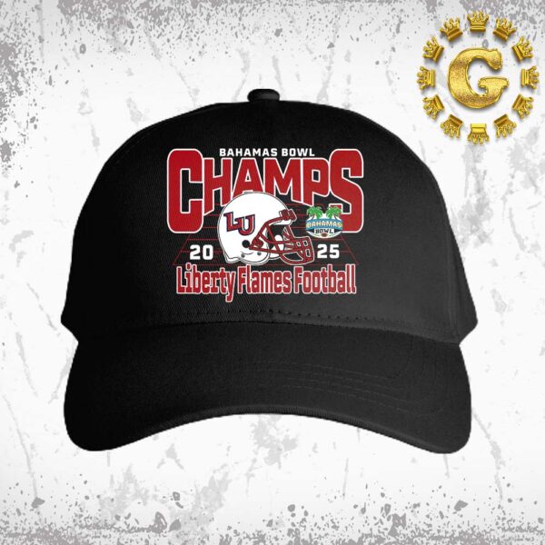 Liberty Flames Football Are 2025 Bahamas Bowl Champions Classic Cap Hat Snapback