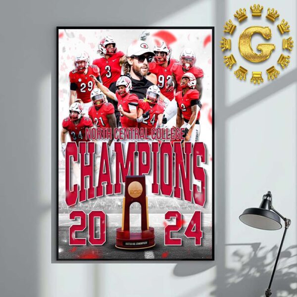 NCC Cardinals Football Are Stagg Bowl Champions 2024 NCAA Home Decor Poster Canvas