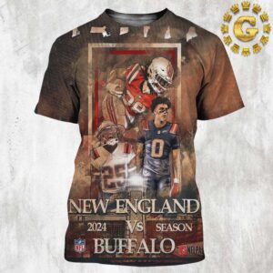 New England Patriots Vs Buffalo Bills Season 2024 NFL All Over Print Shirt