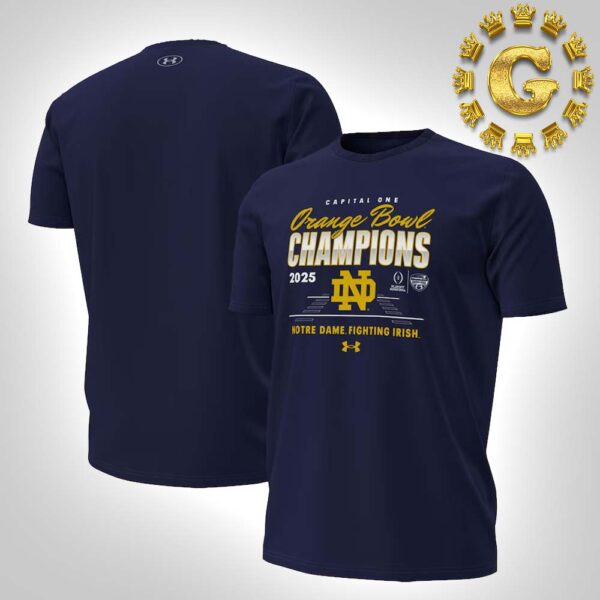 Notre Dame Fighting Irish College Football Playoff 2025 Orange Bowl Champions Unisex T-Shirt